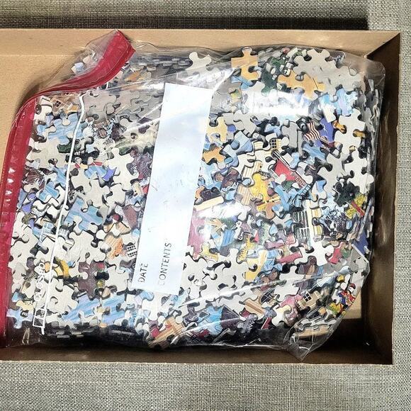 Hometown Collection Jigsaw Puzzle POINT BONITA 1000pc Vintage 1996 - Picture 2 of 2